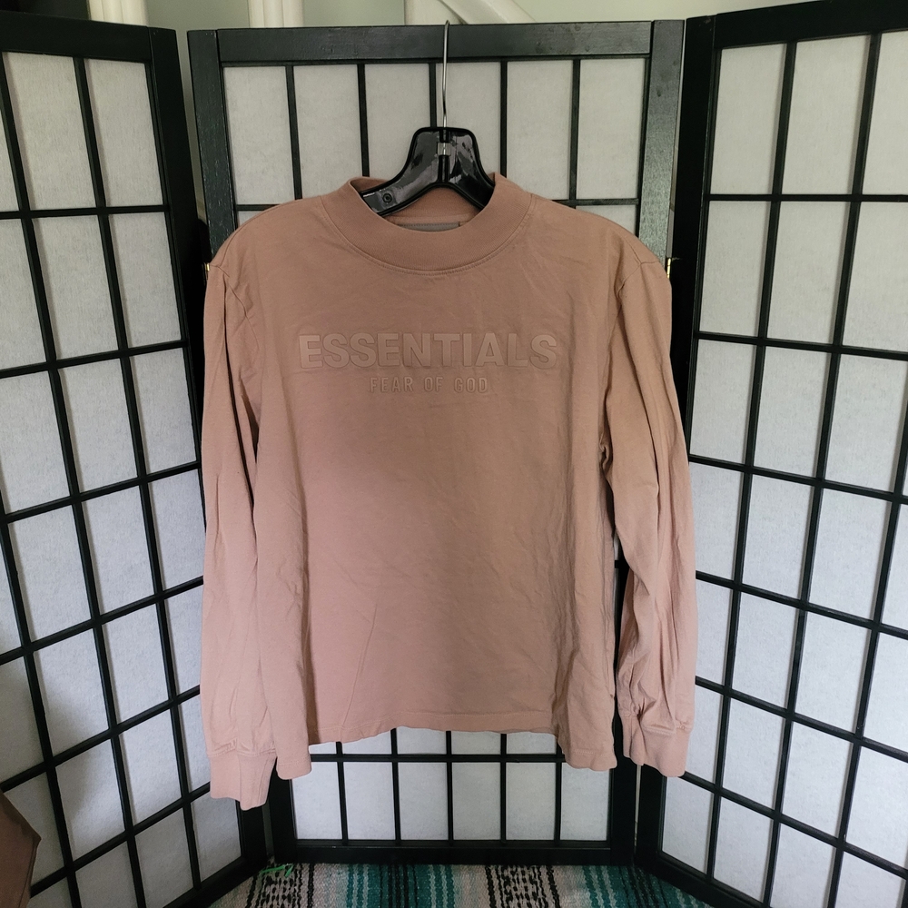 Essentials Kids Long Sleeve Tee - Pink